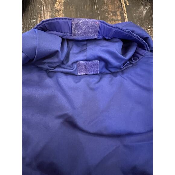 Vintage Men’s Medium FERA Ski Jacket Blue Red Accent Roll‑Up Hood Retro 80s 90s - Picture 8 of 9